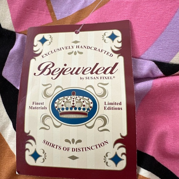 NWT Y2K Vintage Bejewled Pucci Print Micro Mini- RARE - Picture 5 of 7